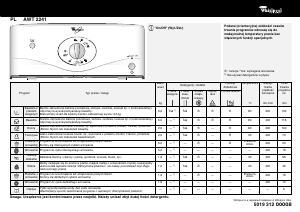 Instrukcja Whirlpool AWT 5125 Pralka
