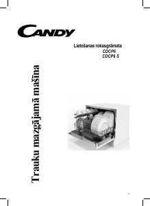 Rokasgrāmata Candy CDCP 6 /E-07 Trauku mašīna