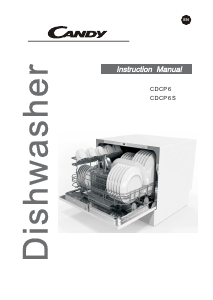 Manual Candy CDCP 6 /E-07 Dishwasher