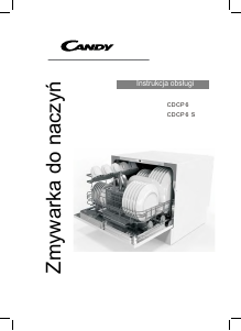 Instrukcja Candy CDCP 6 /E-07 Zmywarka
