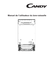 Mode d’emploi Candy CDIH 1D952 Lave-vaisselle