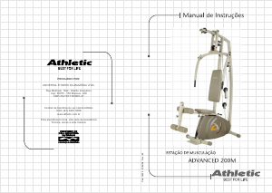 Manual Athletic Advanced 200M Ferramenta multifunções