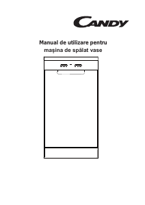 Manual Candy CDPH 2D1145W Maşină de spălat vase