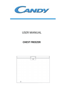 Manual Candy CHAE 1032F Freezer