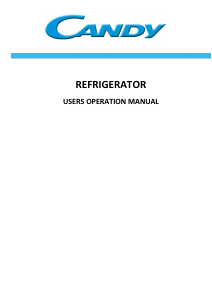 Manuale Candy CHICS 5182WN Frigorifero-congelatore