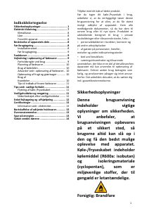 Bruksanvisning Candy CMCL 4142W Kjøle-fryseskap