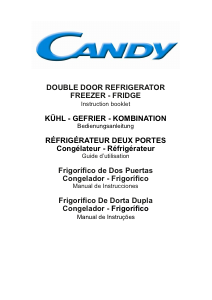 Manual de uso Candy CVDS 5162WN Frigorífico combinado