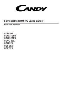 Návod Candy CDG32/1SPX Pánt