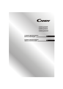 Manual de uso Candy CMXG 20 DR Microondas
