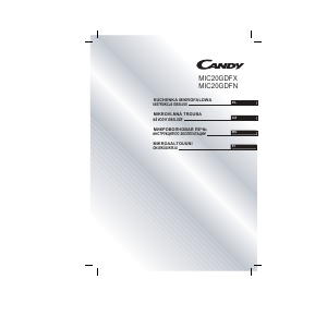 Instrukcja Candy MIC 20G DFX Kuchenka mikrofalowa