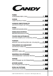 Instrukcja Candy FCP502X/E Piekarnik