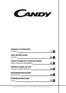 Mode d’emploi Candy FCPK626XL/E Four