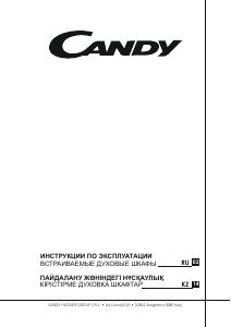 Руководство Candy FCS 201 X/E духовой шкаф