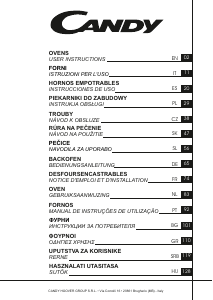 Manual de uso Candy FSCTX615 WIFI Horno