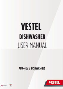 Manual Vestel ABX-402 E Dishwasher