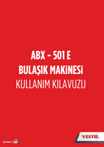 Kullanım kılavuzu Vestel ABX-501 E Bulaşık makinesi