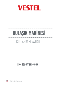 Kullanım kılavuzu Vestel BM-409 W Bulaşık makinesi