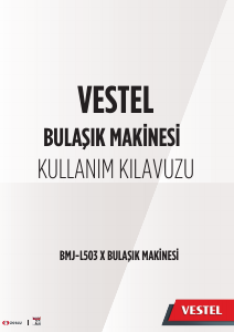 Kullanım kılavuzu Vestel BMJ-L503 X Bulaşık makinesi