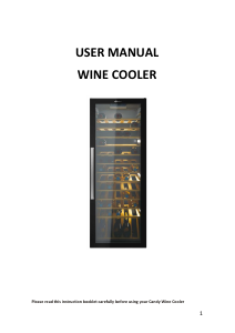 Instrukcja Candy CWC 200 EELW/N Chłodziarka do wina