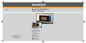 Manual SilverCrest SMW 800 A1 Microwave