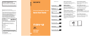 Bruksanvisning Sony NV-U82B Bilnavigator