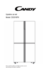 Manual de uso Candy HSC818FXWDK Frigorífico combinado