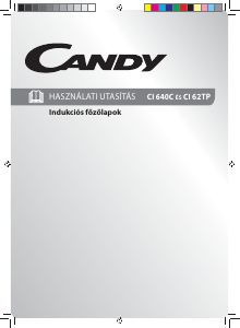 Használati útmutató Candy CI 640 CB Főzőlap