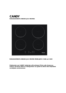 Rokasgrāmata Candy CI 640 CB Plīts virsma