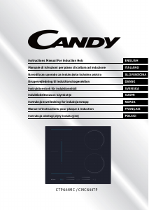 Instrukcja Candy CMC644TP Płyta do zabudowy