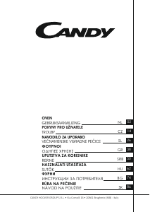 Návod Candy CFSX516/4U Rúra