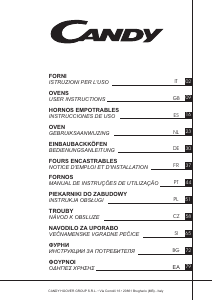 Εγχειρίδιο Candy FCC603AV/E Φούρνος