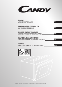 Manuale Candy FCP602W/E Forno