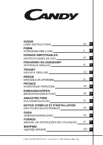 Mode d’emploi Candy FCXP613X/E Four