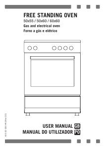 Manual Candy CGE656MW/E Fogão