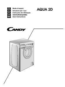 Manual Candy AQUA 1142D1/2-S Máquina de lavar roupa