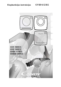 Rokasgrāmata Candy GVS34 126DC3/2-S Veļas mašīna