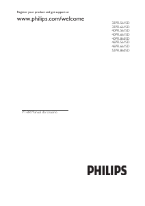 Manual Philips 32PFL6615D Televisor LED