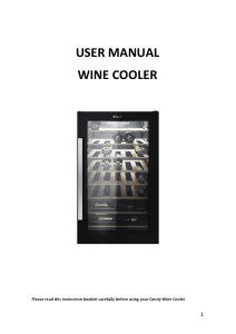 Manual Candy CWC 154 EELW Wine Cabinet