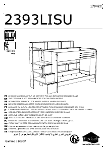 사용 설명서 Parisot 2393LISU 벙크 베드