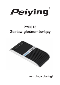 Instrukcja Peiying PY0013 Zestaw głośnomówiący