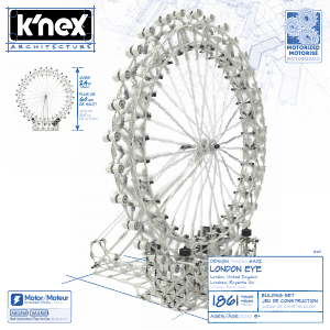 Manual K'nex set 15237 Architecture London Eye