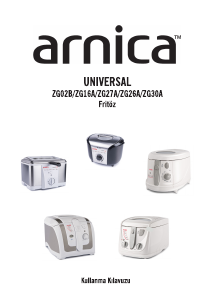 Kullanım kılavuzu Arnica GH22010 Universal Fritöz