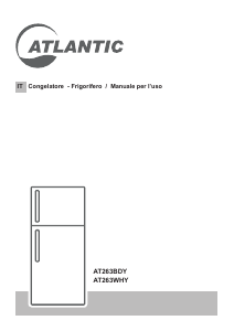 Manuale Atlantic AT263WHY Congelatore