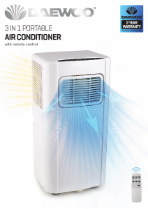 Manual Daewoo COL1317 Air Conditioner