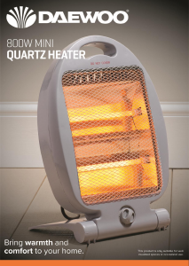 Manual Daewoo HEA1417 Heater