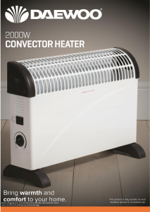 Manual Daewoo HEA1146 Heater
