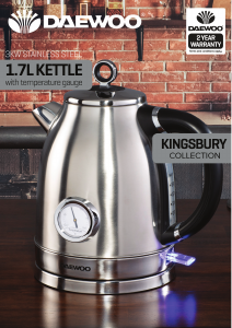 Manual Daewoo SDA1747 Kettle