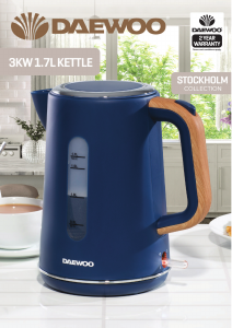 Manual Daewoo SDA1739 Kettle