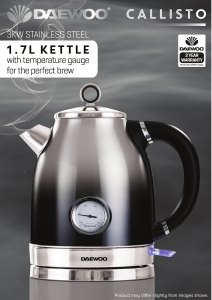 Manual Daewoo SDA1837 Kettle