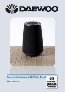 Manual Daewoo AVS1425 Speaker